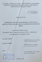 Abordări conceptuale privind activitatea specială de investigații în condițiile statului de drept